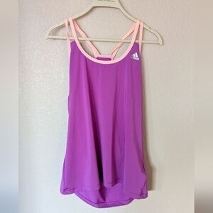 Adidas Women's Vibrant Purple Tank Top